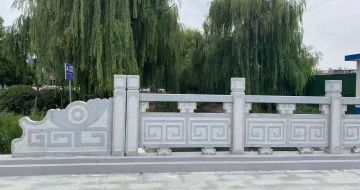 湖州 芝麻灰桥栏杆、河道栏杆安装效果