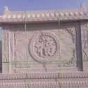 湖州 芝麻白花岗岩屏风，照壁，影壁
