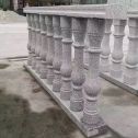 湖州 芝麻白圆形光面花瓶柱，栏杆