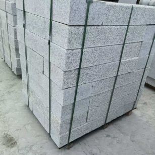 湖州 芙蓉白火烧两面路沿石