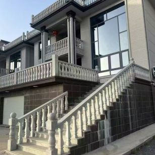 湖州 芝麻白别墅阳台栏杆，楼梯栏杆
