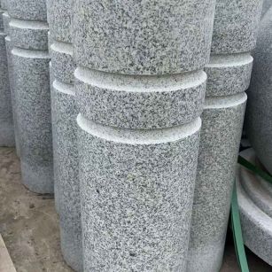 湖州 芝麻白花岗岩挡车柱、隔离柱多少钱