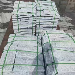 湖州 芝麻白蘑菇石装车出货