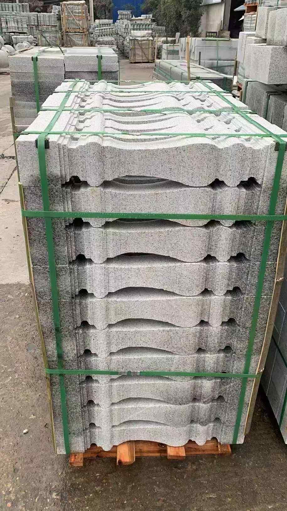 湖州 芝麻白方形拉丝面，栏杆花瓶柱