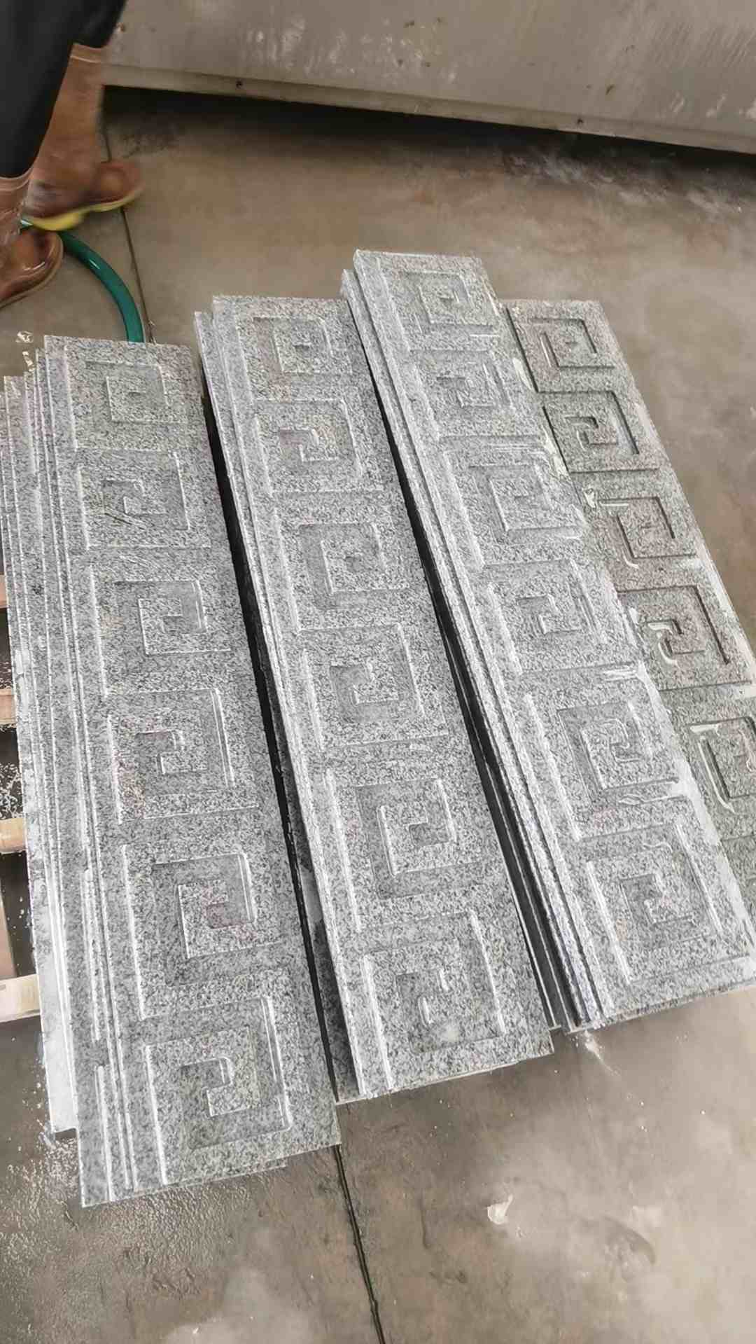 湖州 别墅回纹线条，雕刻