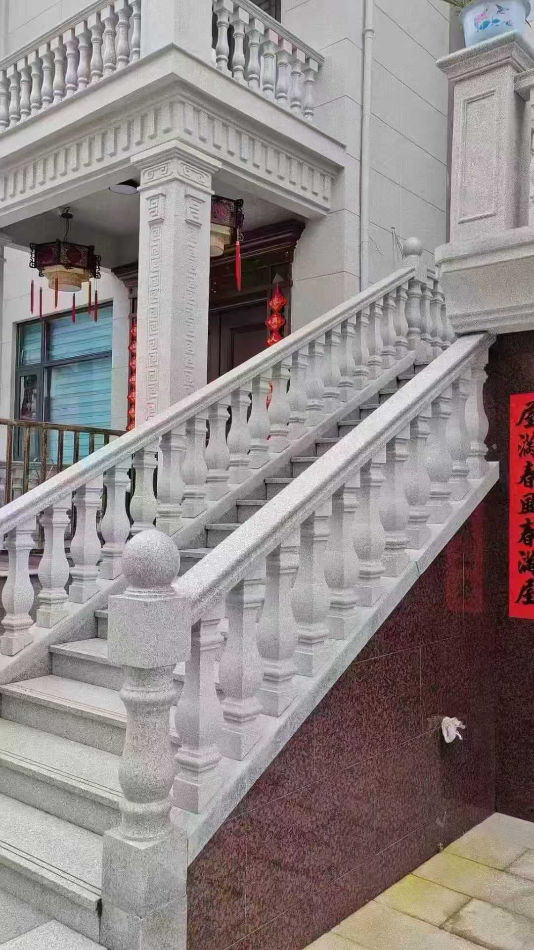 湖州 天然石材 阳台庭院护栏、栏杆