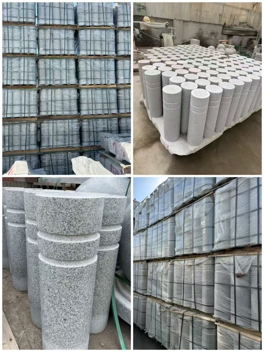 湖州 芝麻白花岗岩挡车柱、隔离柱多少钱