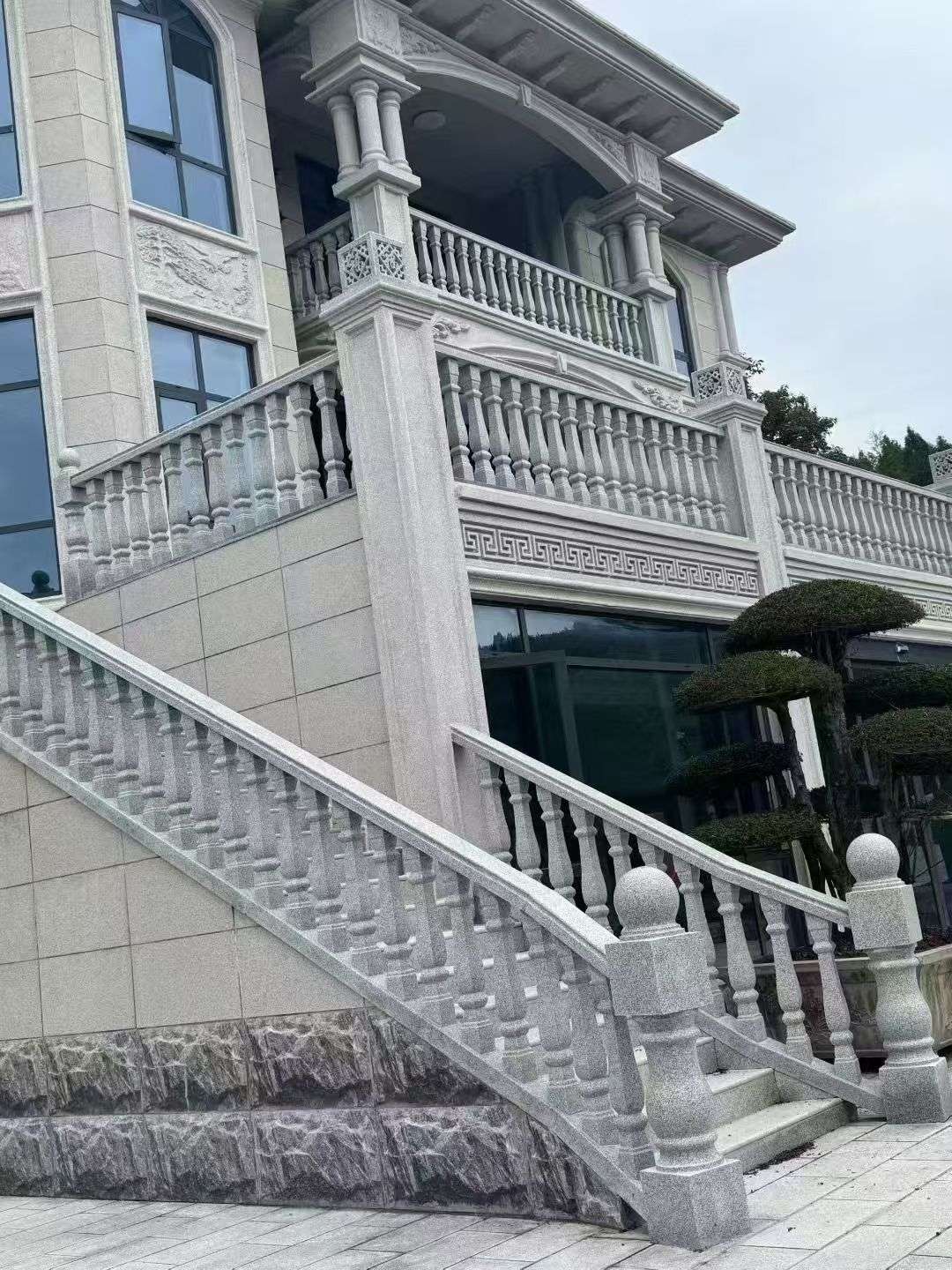 湖州 芝麻白别墅，栏杆