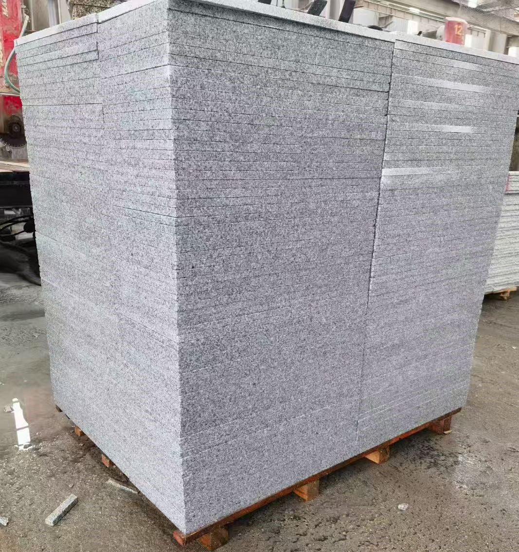 湖州 火烧面地铺石，街道广场园林市政工程板，1.8~5.0厚均有现货